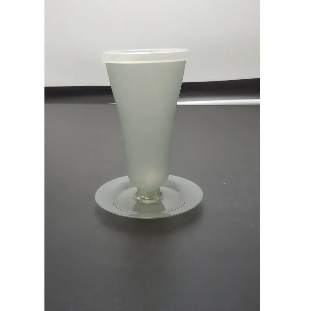VINTAGE Tupperware Parfait Dish w/Base & Lid 755, 754, 296